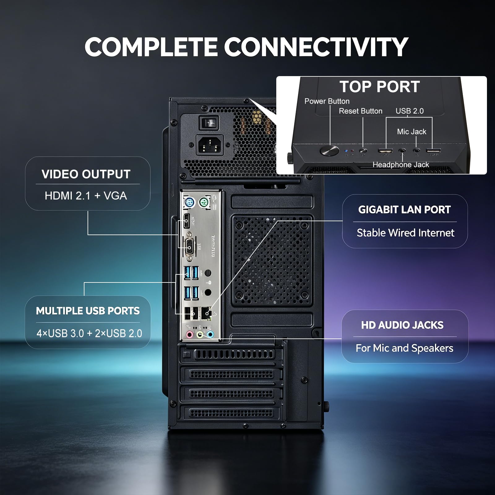 Ryzen 5 5600GT Gaming PC - 1080p Gaming -7