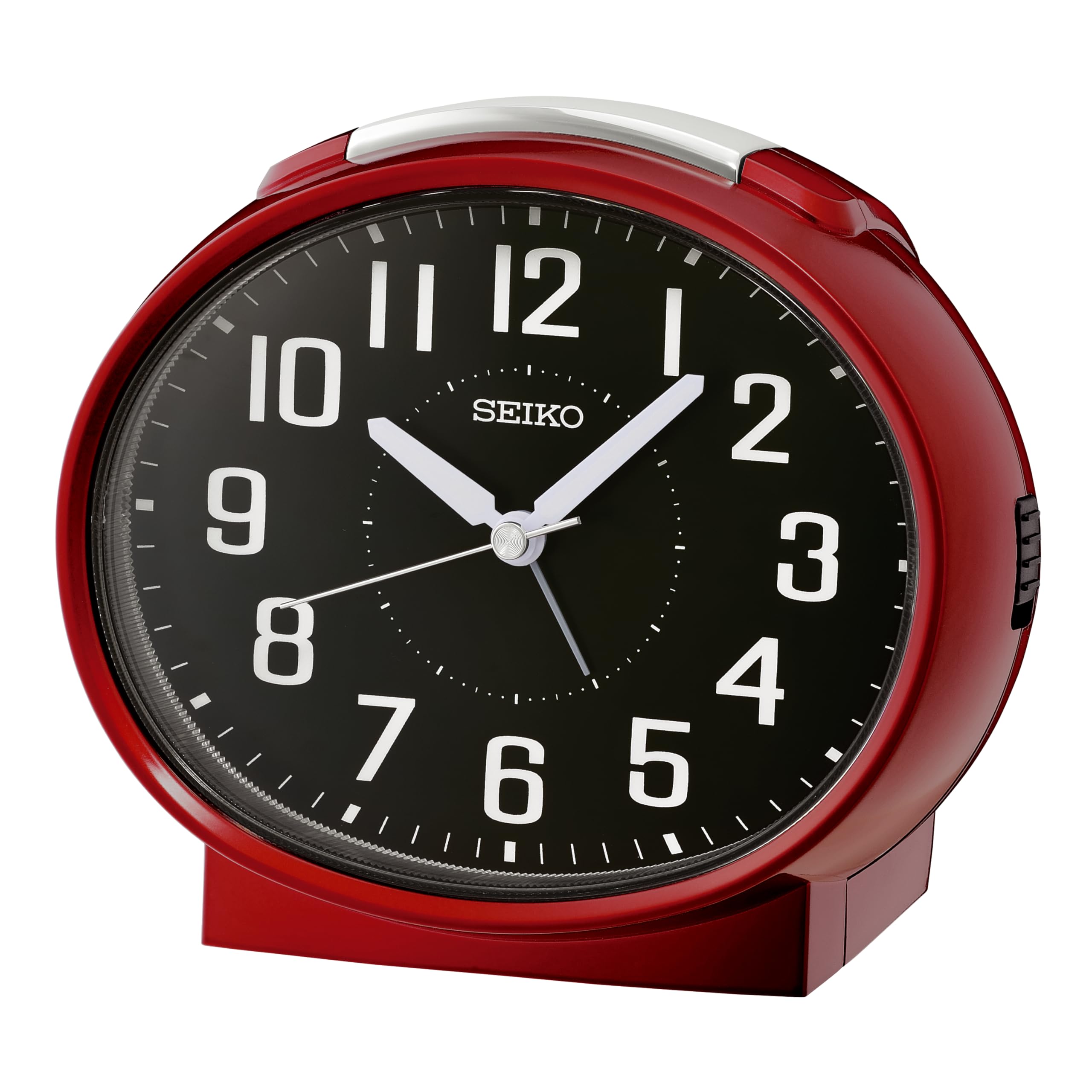 Seiko Clocks Alarm Clock, red, Standard