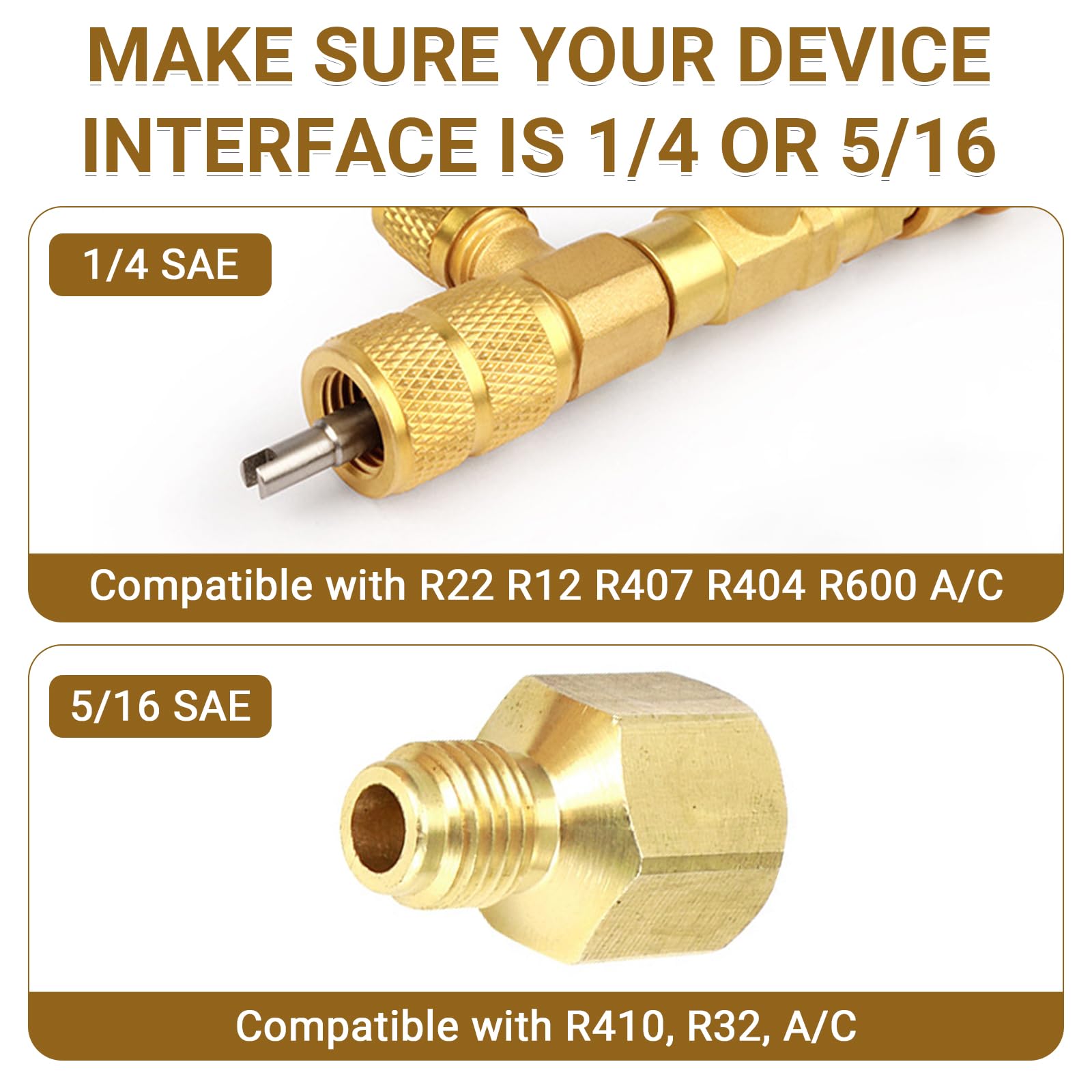 Valvola Di Carico Refrigerante R410A 1/4" - 5/16" In Rame Per Climatizzatori E Frigoriferi - Foto 14