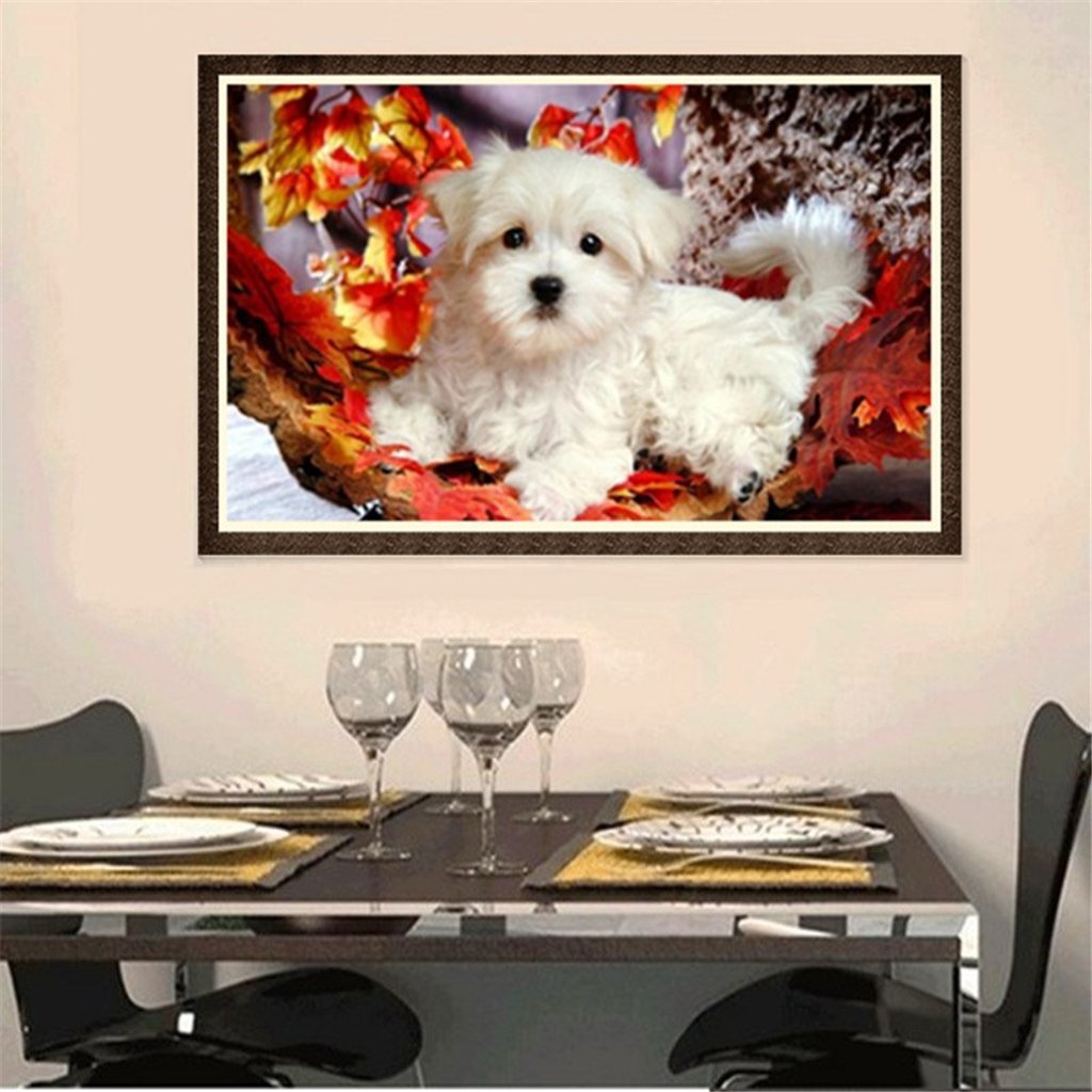5D DIY Diamond Painting Animal Embroidery Art Craft for Home Decor Dog Crafts|Needlecrafts & Yarn|Embroidery & Cross Stitch|Hand Embroidery Kits|Cross Stitch Kits-image-40