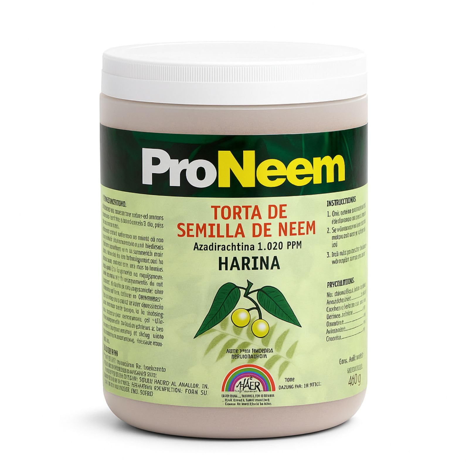 Weedness Neem Mehl für Schädlingsbekämpfung 5 Kg – Insektenspray Schädlingsbekämpfung Garten Pflanzen Anbau Indoor Outdoor