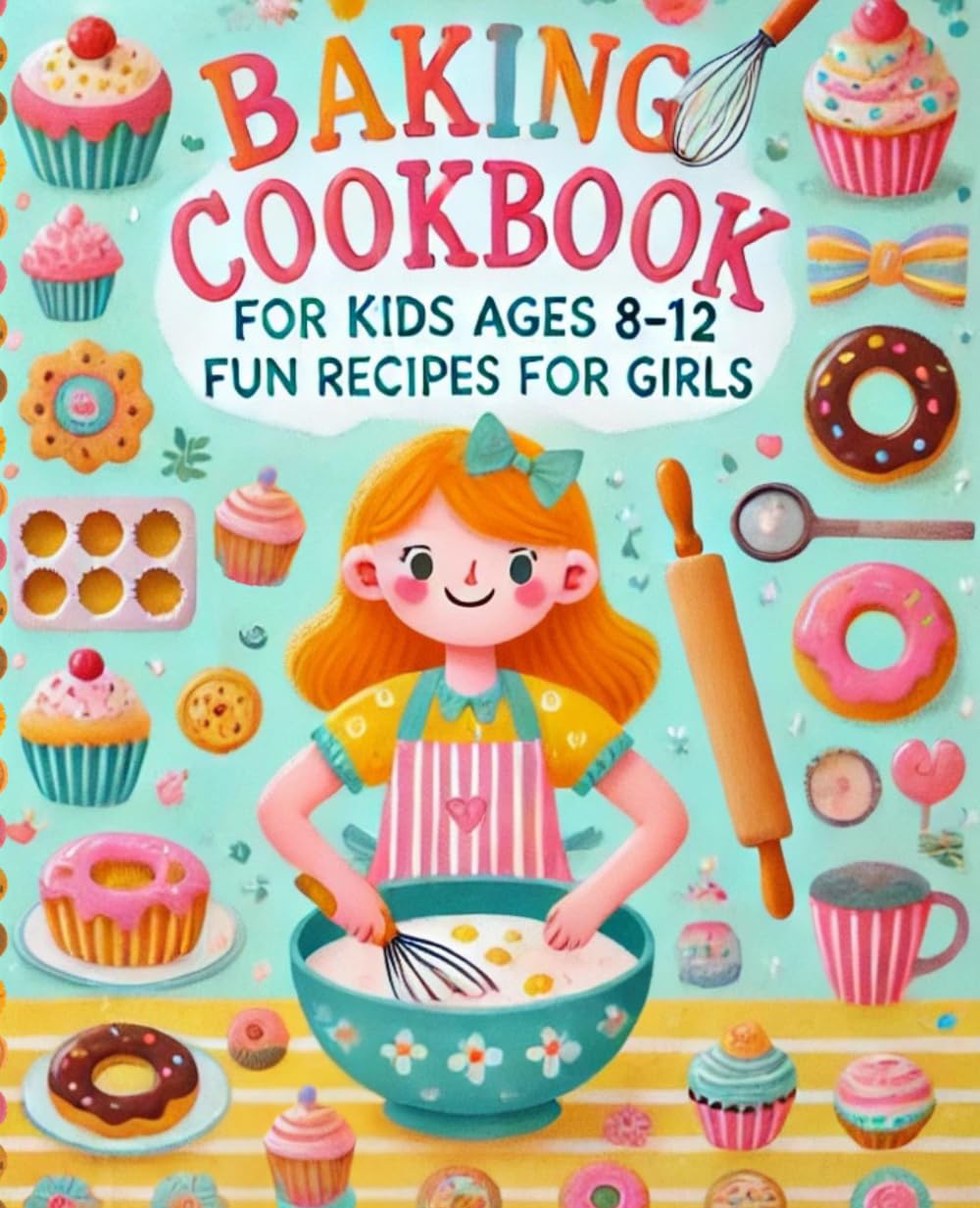 Baking Cookbook For Kids Ages 8-12 Girls: 50+ Fun And Easy Recipes