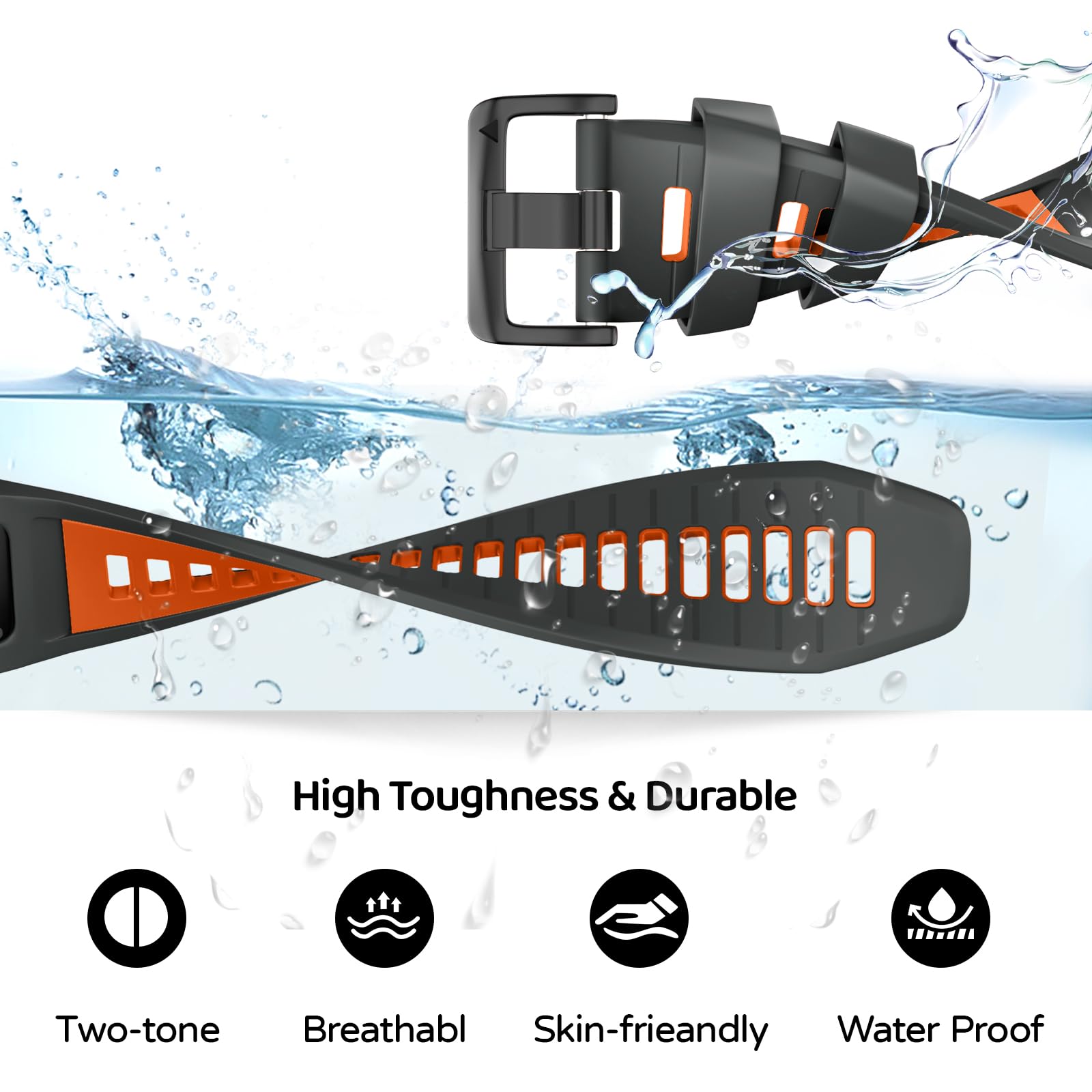 U-LIMVE Watch Strap for Garmin Fenix 8 47mm/Fenix E/Fenix 7/Fenix 7 Pro/Fenix 6/Fenix 6 Pro/Fenix 5/Epix Pro 47mm - Image 3
