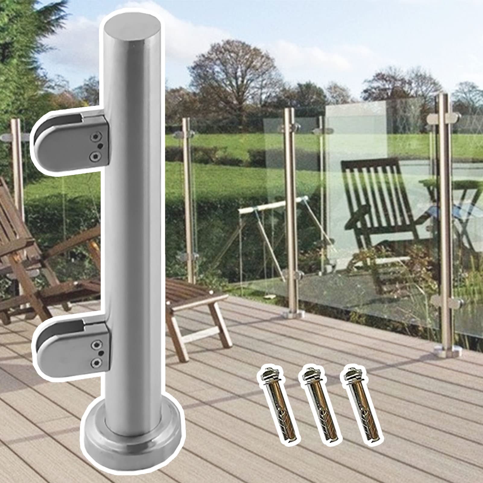 Balcon et terrasse moderne : aménager un garde-corps en verre épuré