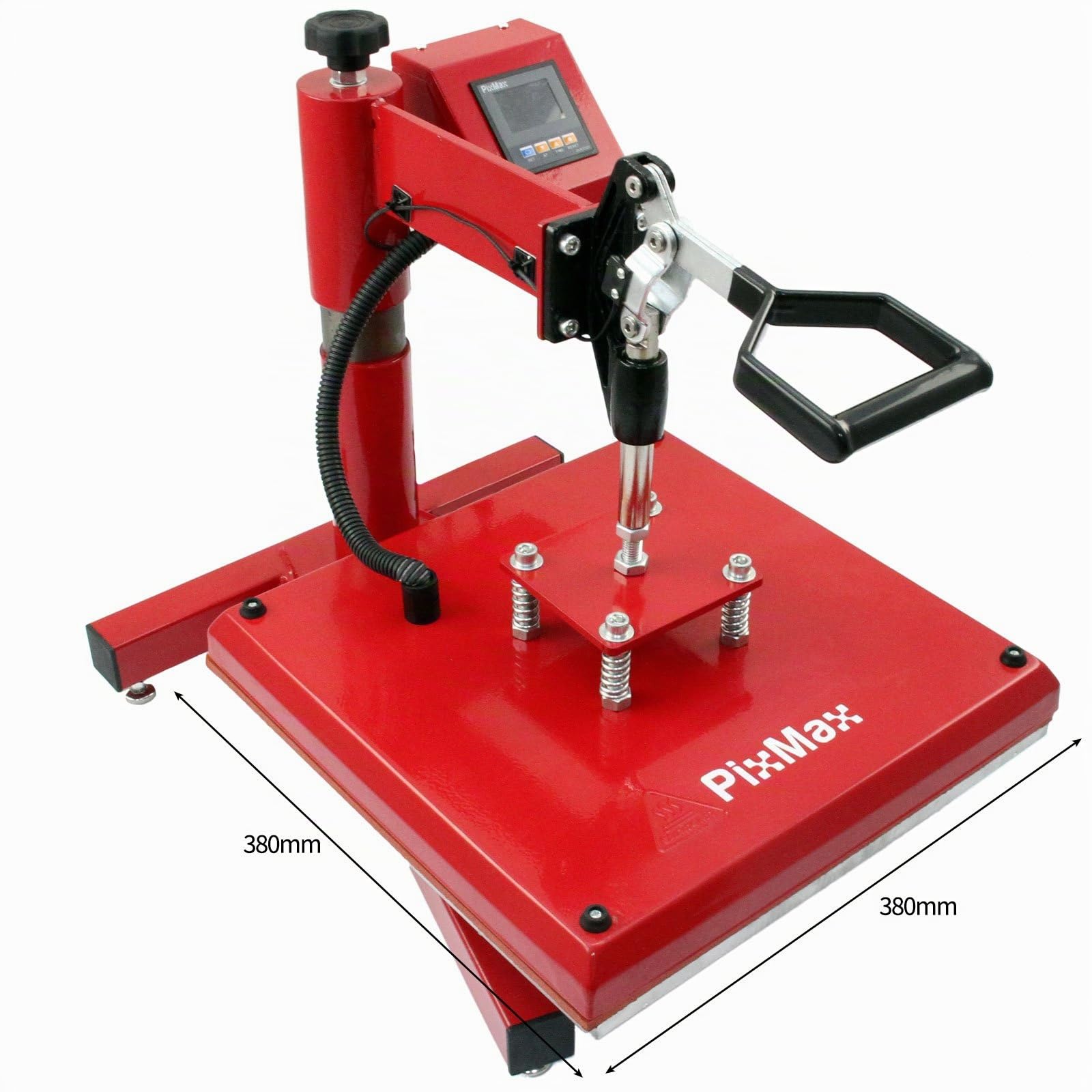 PixMax - Pressa a Caldo Swing 38cm Per Sublimazione su Magliette & Plotter da Taglio Vinile