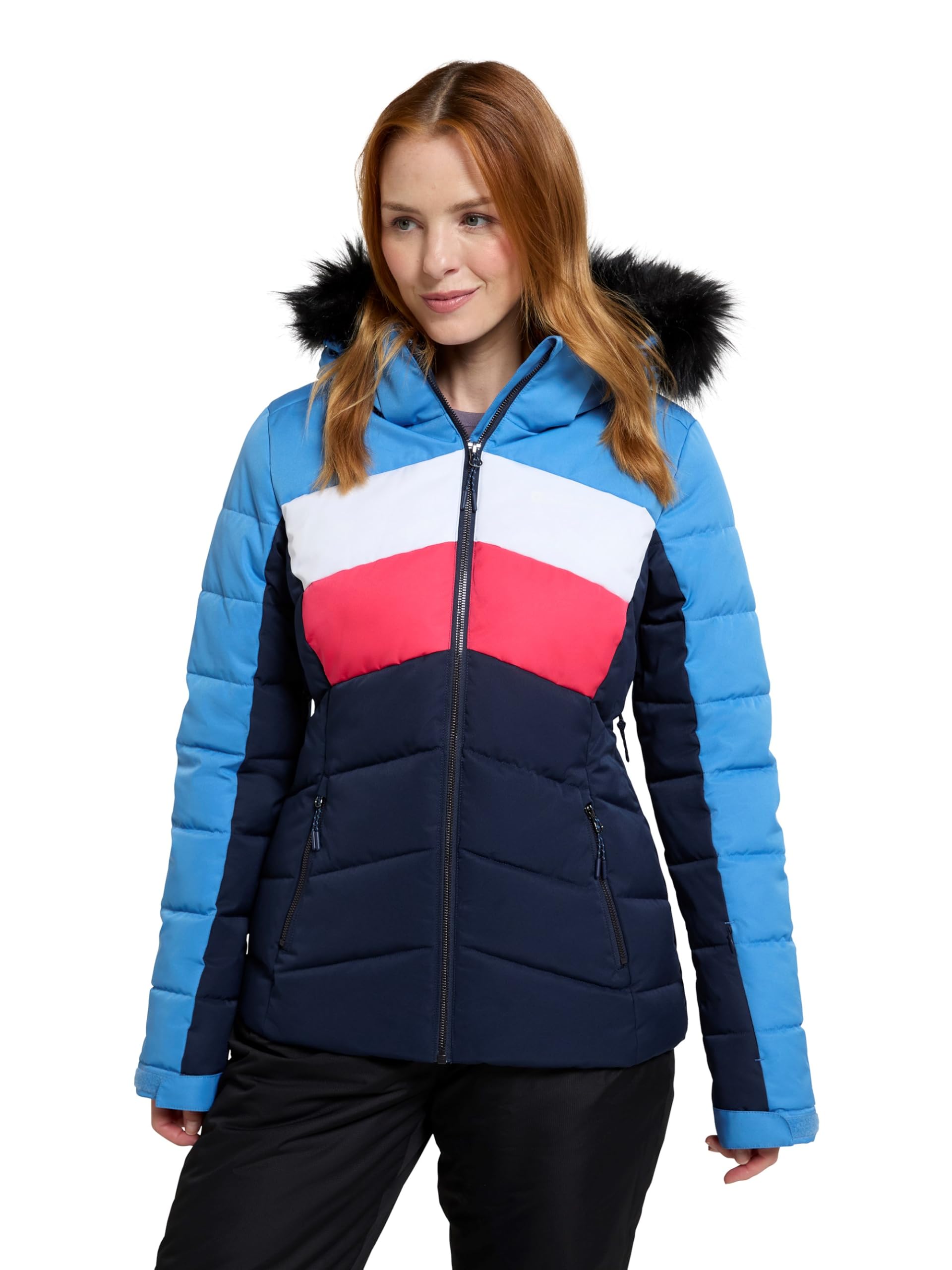 Cascade Womens Padded Ski Jacket - Blue