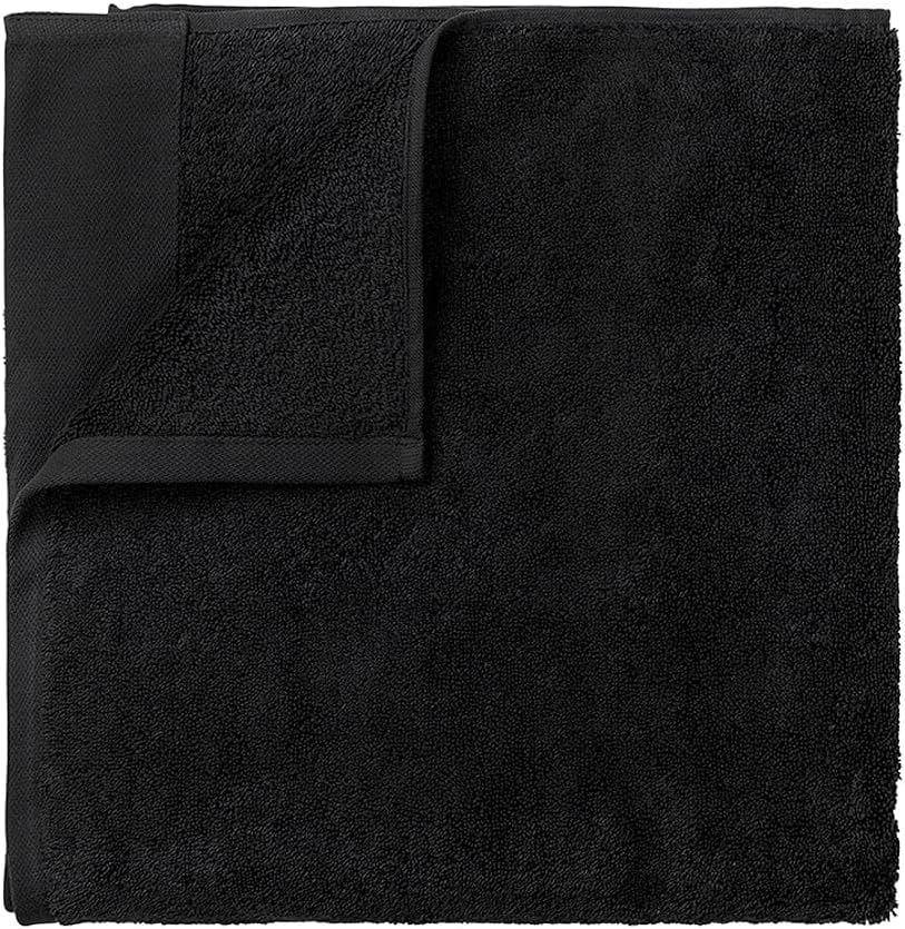 Blomus Riva Organic Terry Cloth Hand Towel Black 20x40 / 50x100cm