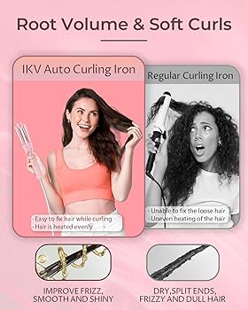 Auto Hair Curler オートカールアイロン Amazon.com: Auto Hair Curler, Automatic Curling Iron with 4