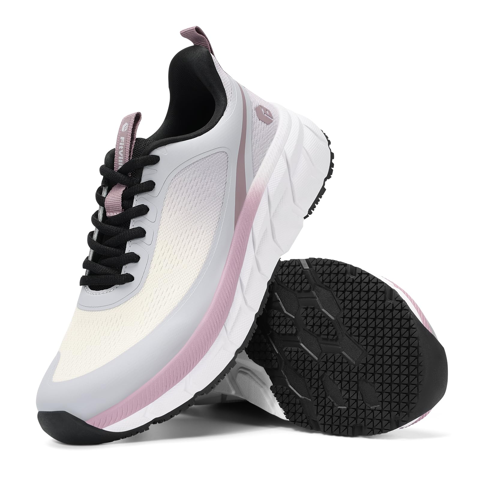 FitVille Damen Laufschuhe Weit Sportschuhe Atmungsaktiv Sneaker Leichte Joggingschuhe Turnschuhe Bequeme Walking Schuhe