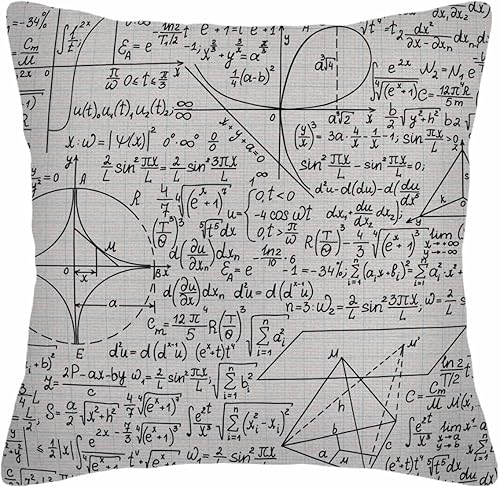 Miniatura 7 de Husandy - Fundas de almohada geométricas, cuadradas, hermosas, vintage, naranja, gris, amarillo y beige, funda de almohada de 18 x 18 pulgadas,