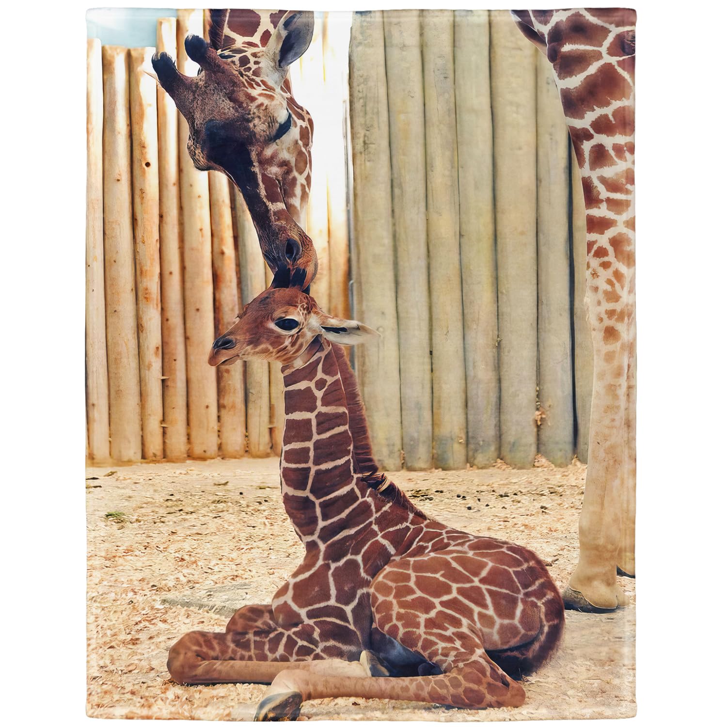 YISUMEI - 150 x 200 cm Decke - Giraffe Fleecedecke,Kaschmir-Gefühl Kuscheldecke Geeignet für Bett oder Sofa