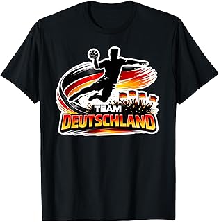 Handball Fan Team Deutschland Flagge Handballer Deutschland T-Shirt