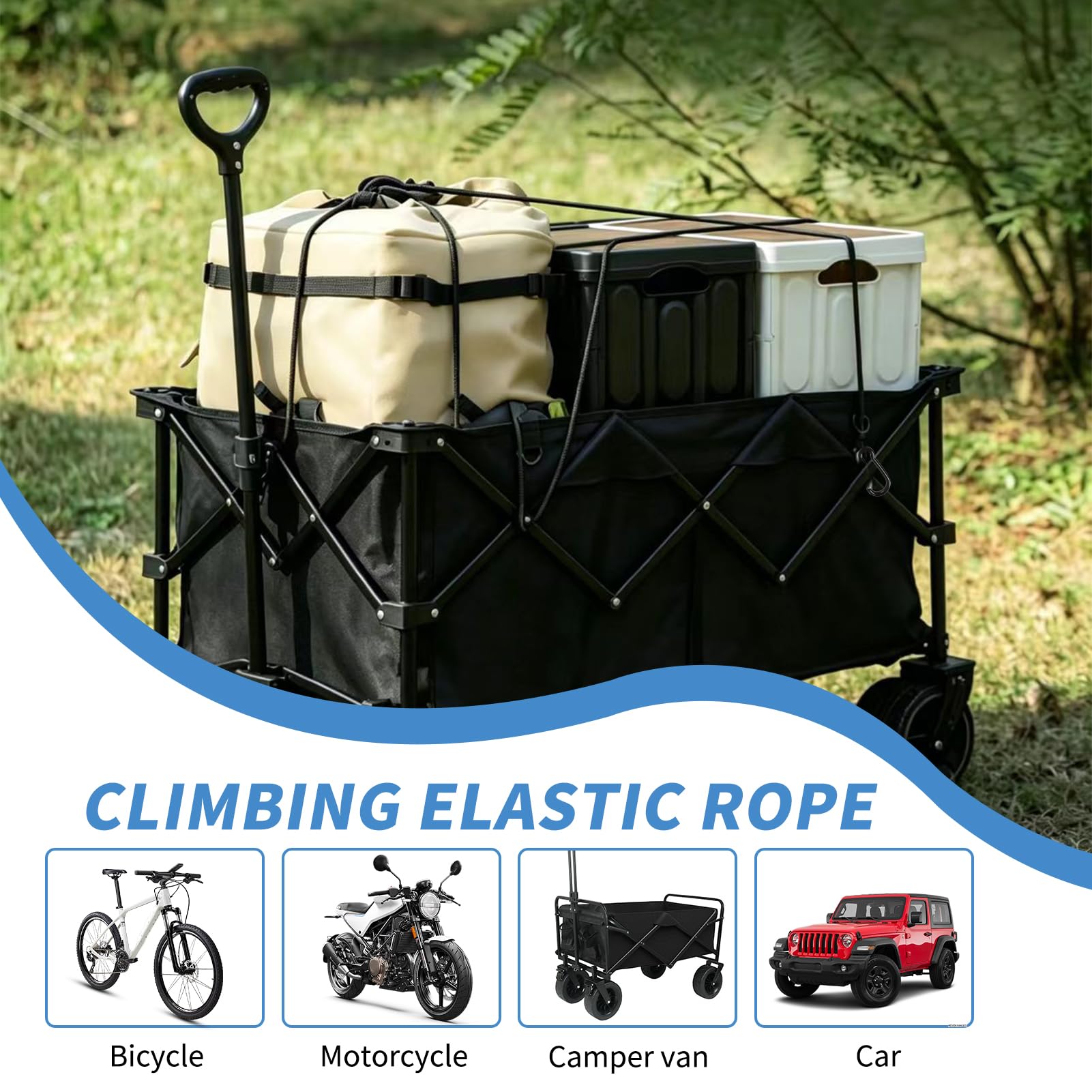 6 PCS Tensores Elásticos con Mosquetón de Metal,Correas de Goma de Resistencia,Cuerdas Elástica con Mosquetón,Tensor de Equipaje,para Fijar Toldo,Bicicletas,Moto,Carga,Camping y Uso Exterior