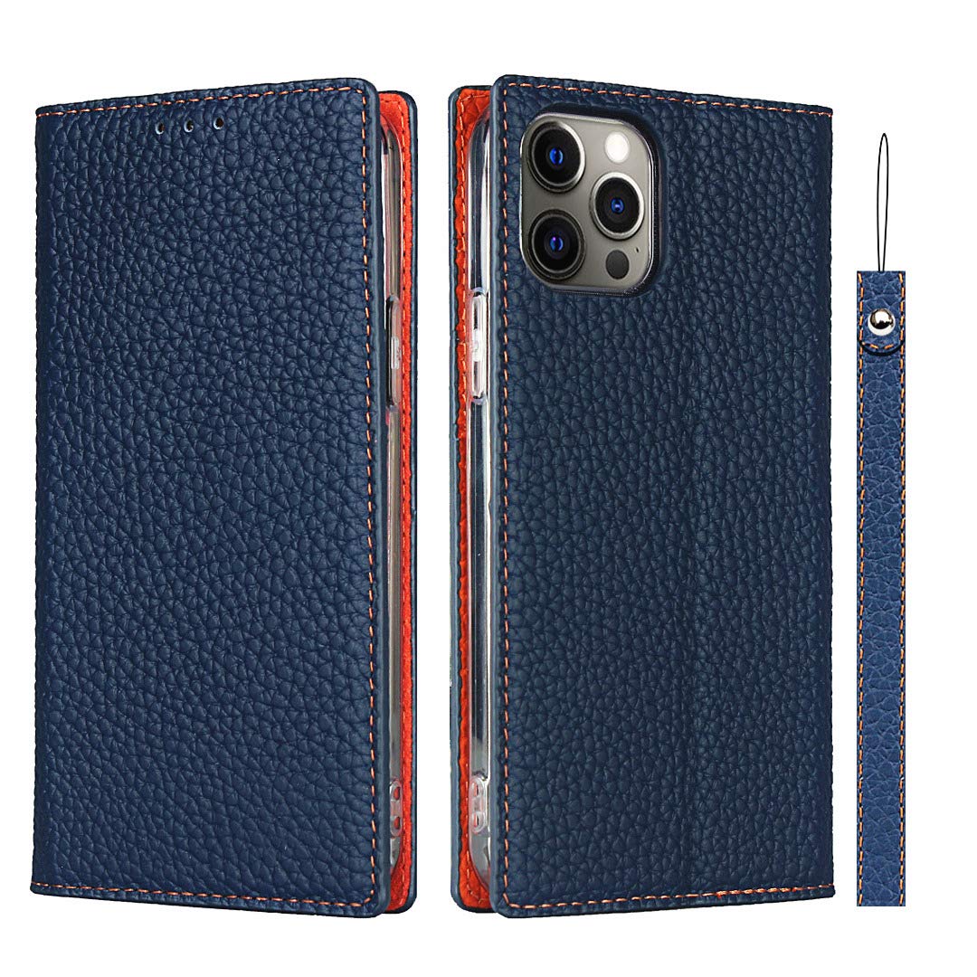 ♪　iPhone Pro Max 6.7インチ　ネイビー 手帳型 Amazon.co.jp: iPhone 16 pro max ケース 手帳型 magsafe対応