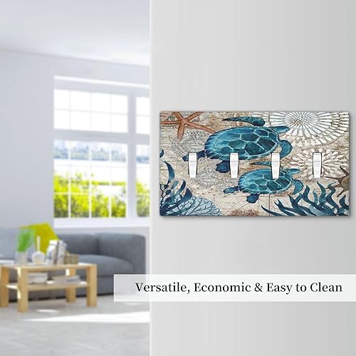 Miniatura 230 de Placa de pared dúplex de receptáculo de dispositivo de 1 gang de madera envejecida blanca gris con veta de tablón, cubierta de enchufe eléctrico de