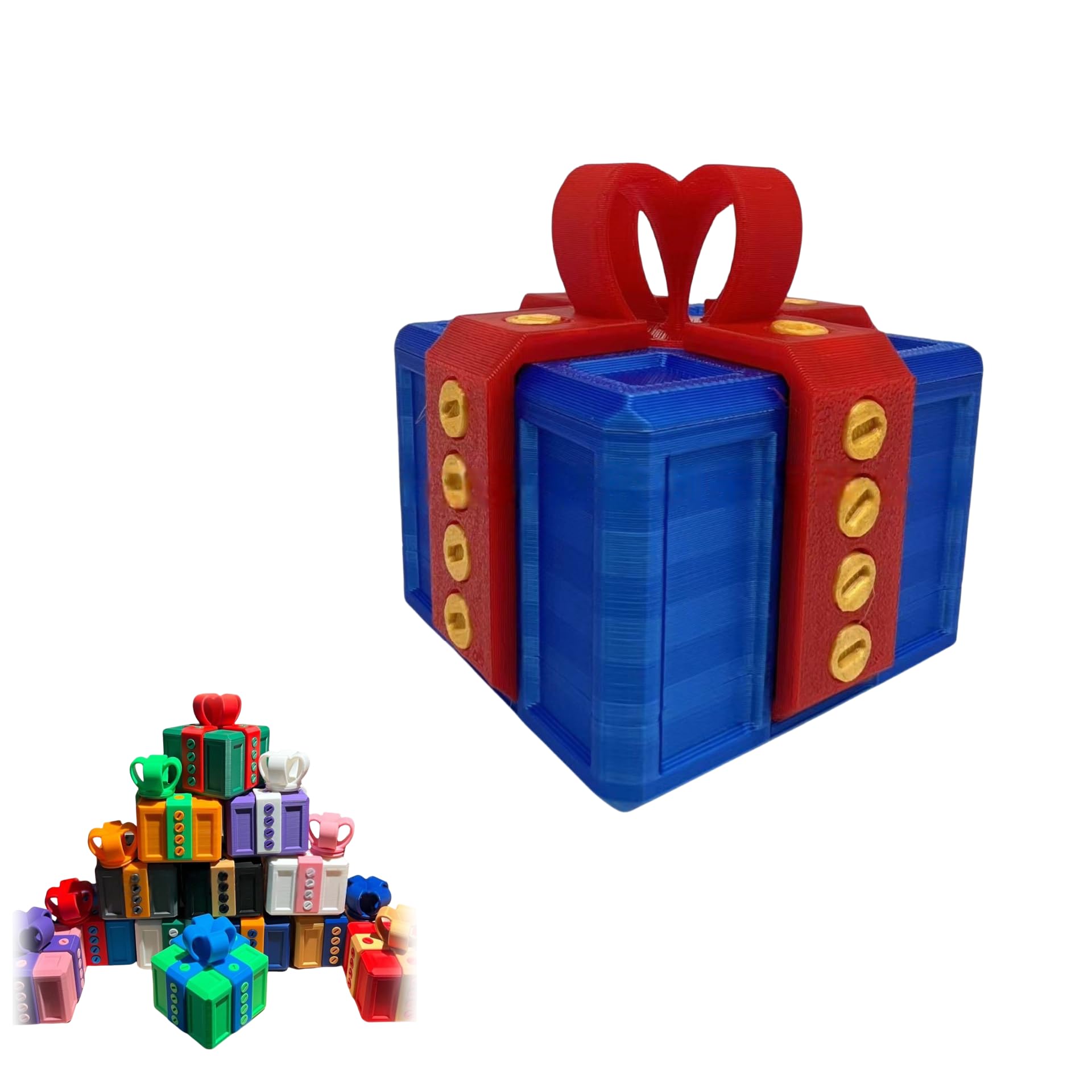 Tincasen Annoying Gift Box with Screws, 2025 NEW 3D Printed Really Annoying Gift Boxes,Gift Card Money Cash Puzzle Box for Adults, Funny Fidget Boxes,