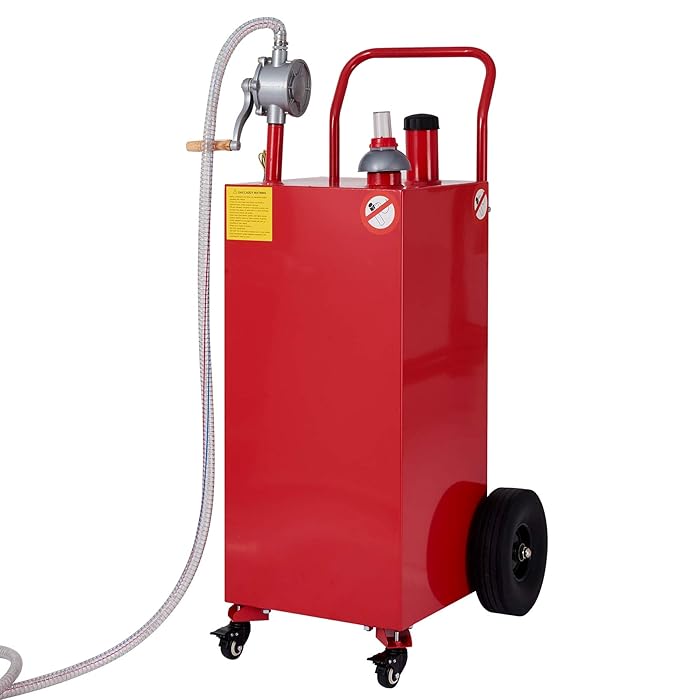 Buy COZ 30 Gallon Gas Tank with Pump, Gas Caddy Portable Fuel Transfer