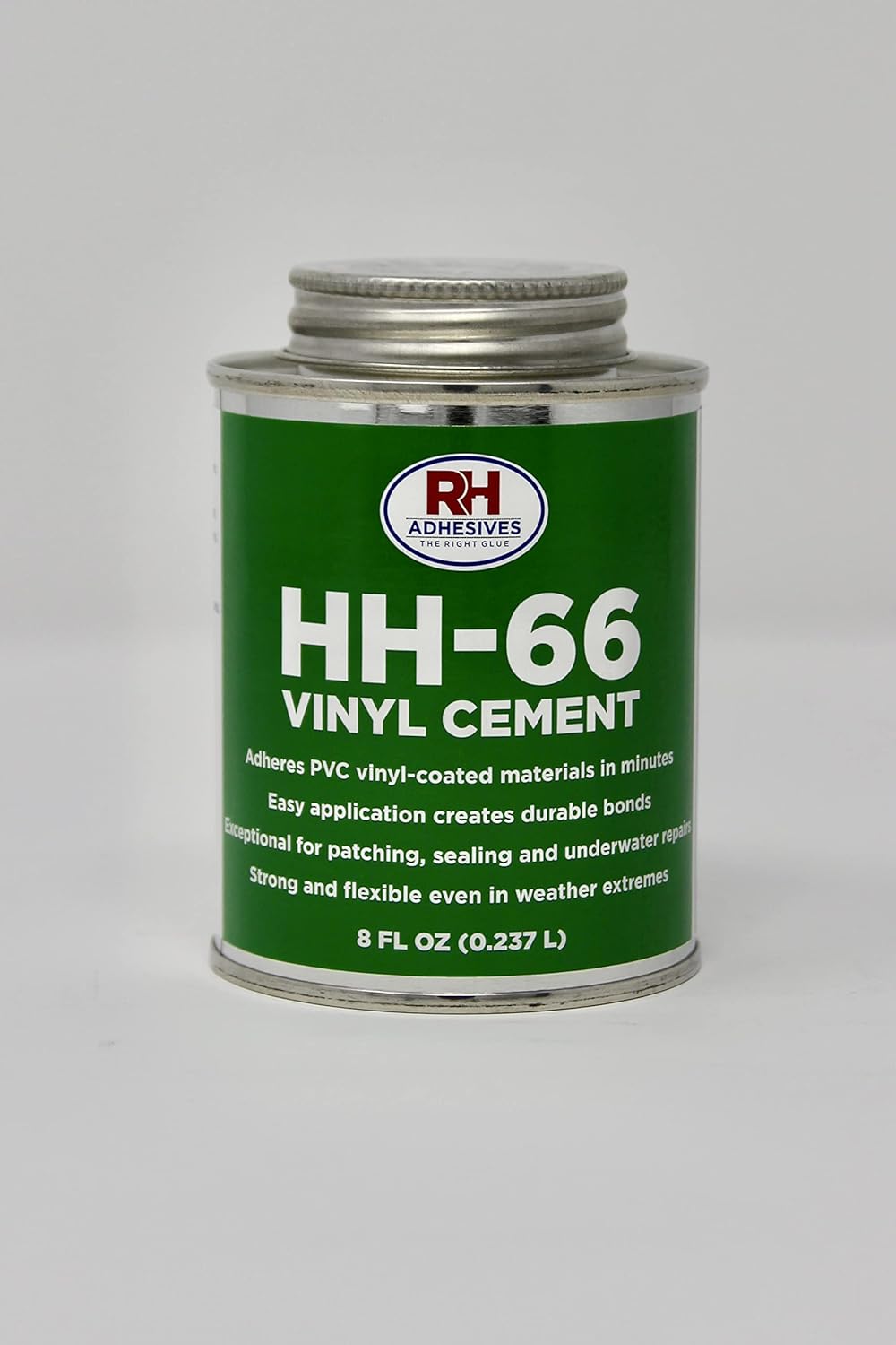 RH Adhesives HH66 Industrial Strength Vinyl Cement Glue with Brush, 8