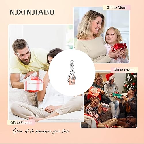 Miniatura 6 de Daily Beads fit Bracelets Necklace,925 Sterling Silver Pendant Beads,Christmas Halloween Birthday Valentine's Day Gifts for Women Wife