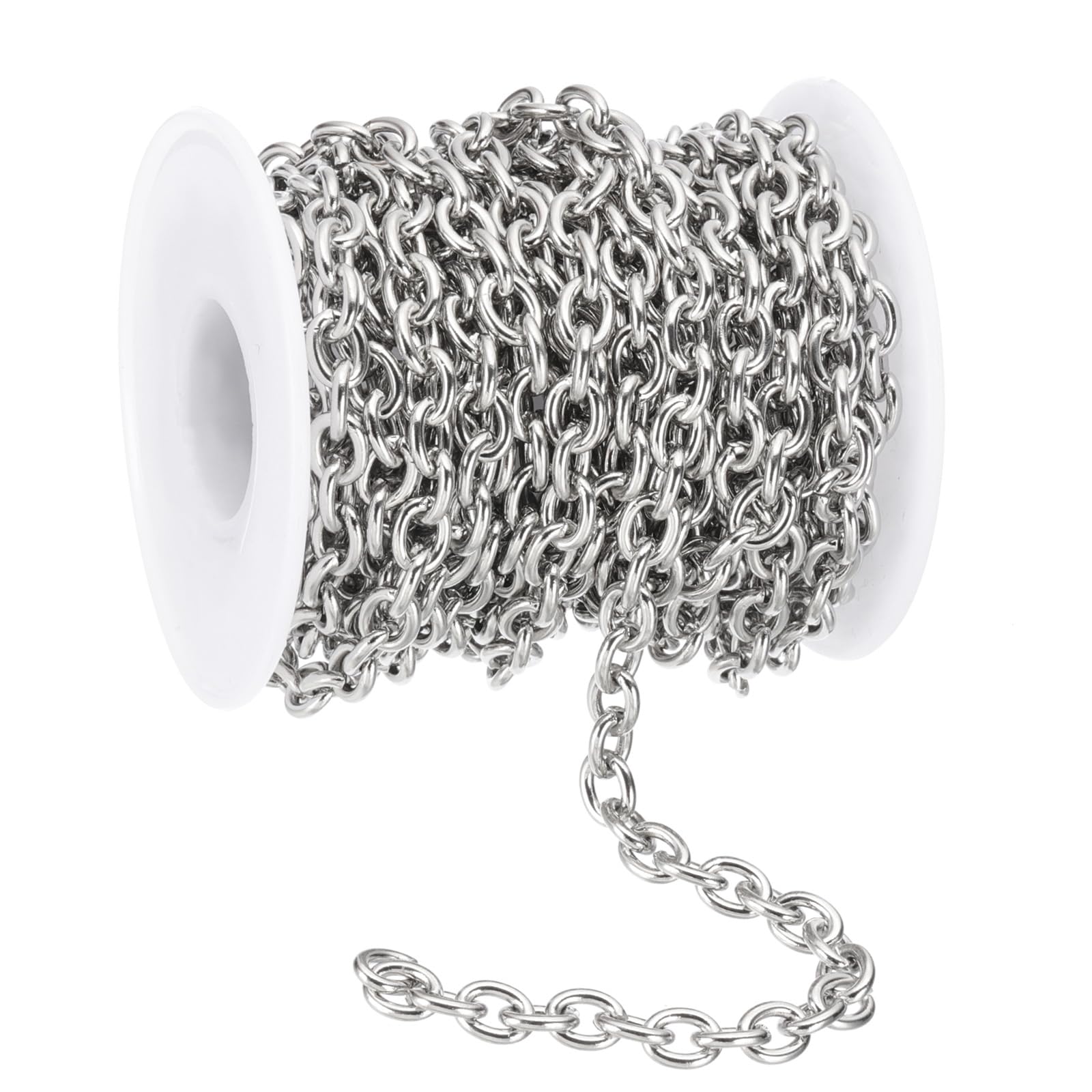 PATIKIL 16.4Ft 304 Stainless Steel Cable Link Chains
