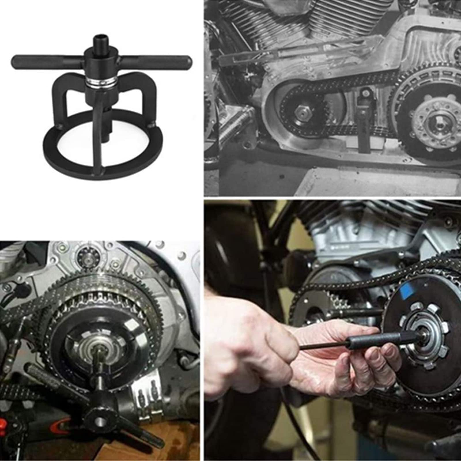 Sporacingrts Herramienta de compresión de compresor de Resorte de Embrague Compatible con Harley Touring Softtail