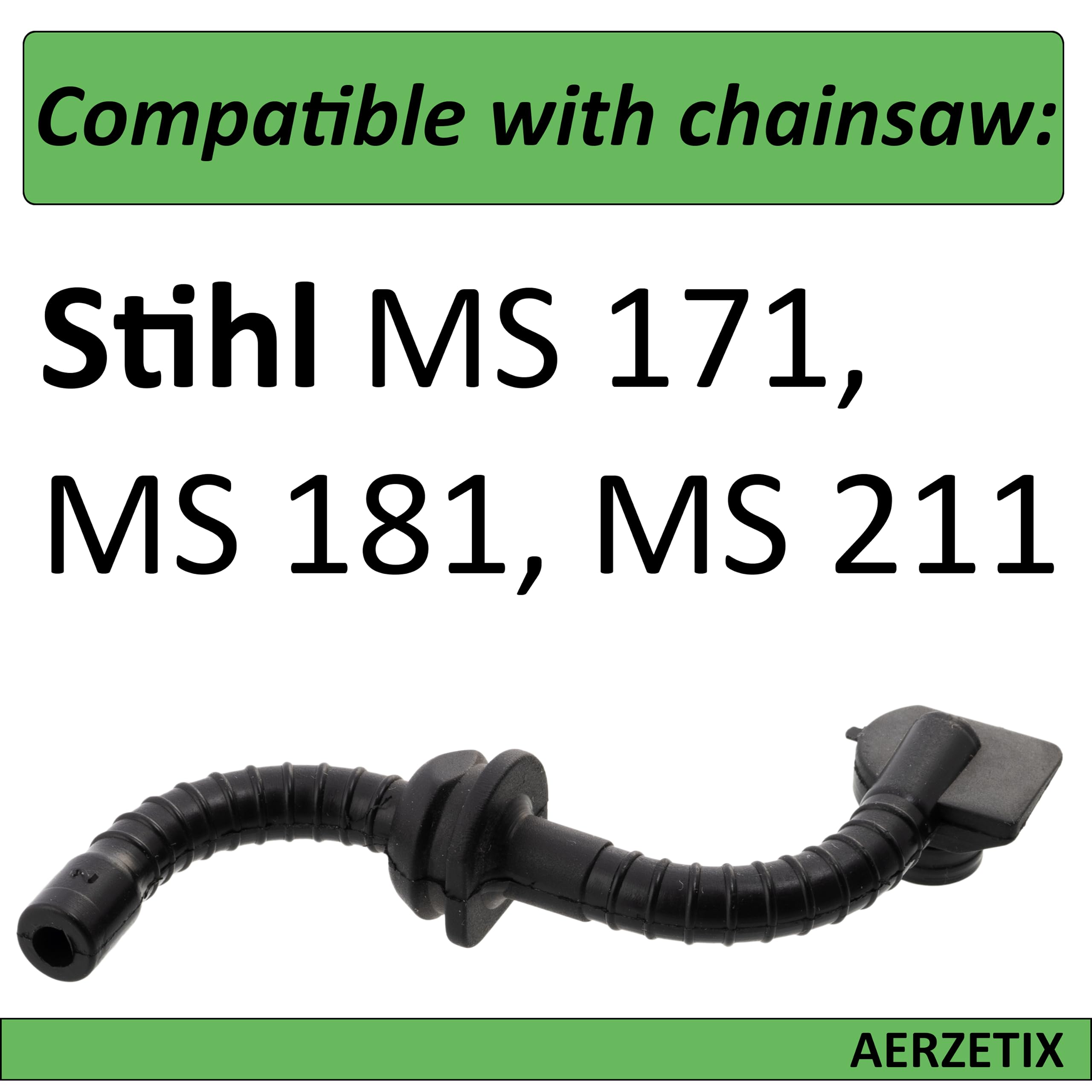 AERZETIX - C69600 - Tubo/manguera de aceite para motosierra - compatible con Stihl MS 171 MS 181 MS 211