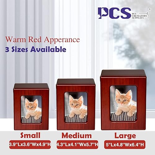 Miniatura 4 de Urnas de mascotas para gatos, urna de foto de gato, caja de cremación de mascotas, urna de gato para cenizas, urnas para cenizas de gato, color
