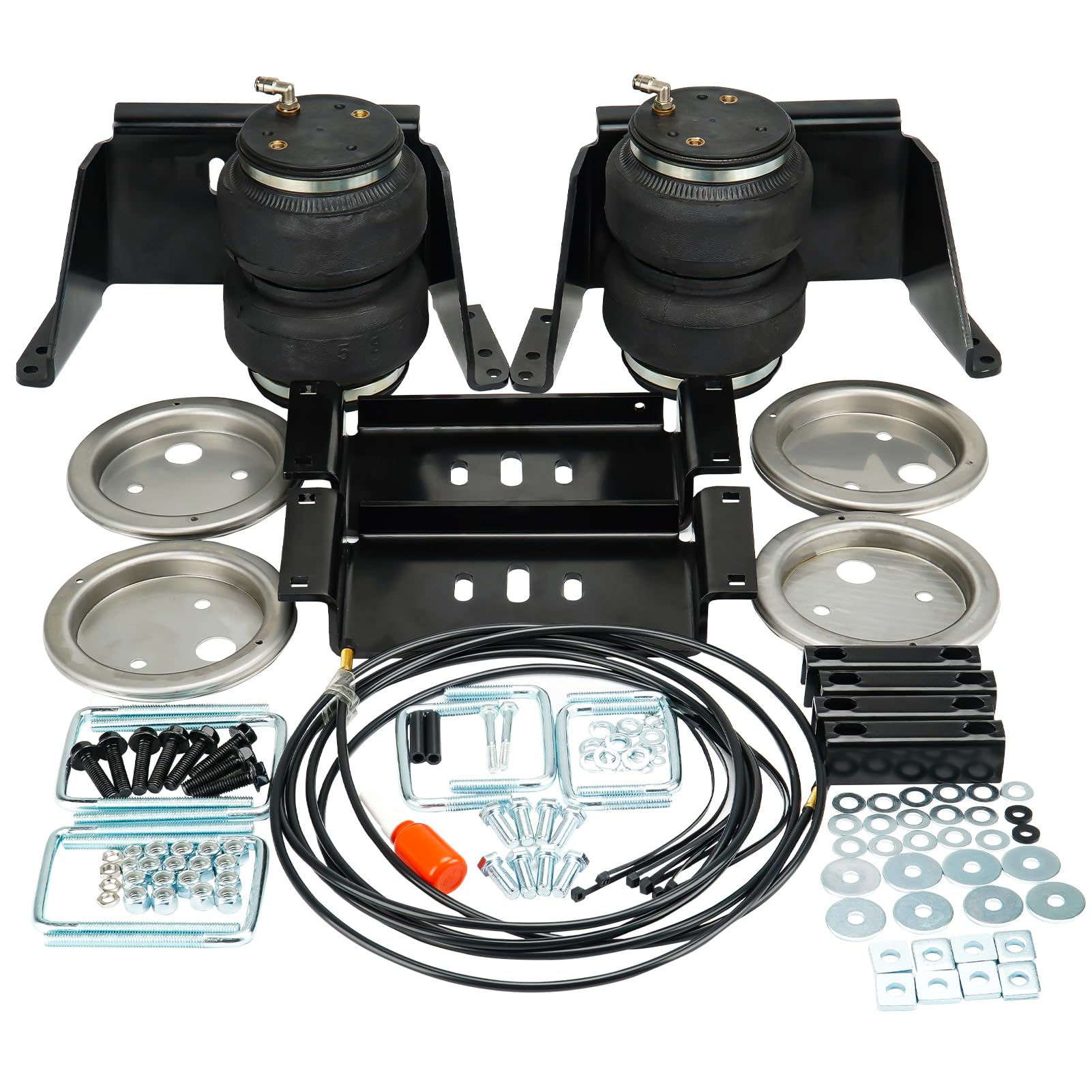 Rear Air Spring Bags Suspension Kit for 75-86 Chevy C10 C20 C30, 87 R10 R20 R30, 77-93 Dodge D150 W150, 75-80 D200 D300 W300 W200, 81-93 D250 D350 W250 W350, 94-01 Ram 1500, 65-83 Ford F-100, 57215
