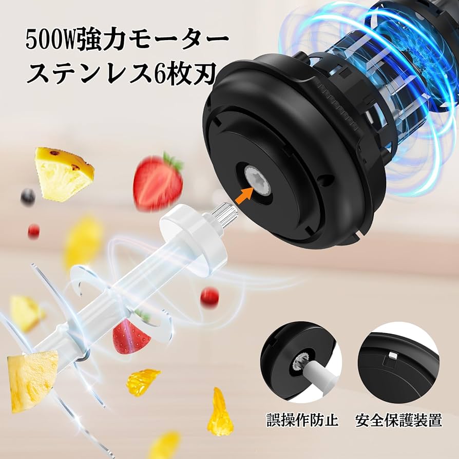 ⭐️フードプロセッサー みじん切り器 500Ｗハイパワー 1.2L容量⭐️ Amazon | フードプロセッサー HOVOBO 500Wハイパワー フード