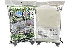 Ultra-Fine AJ Mesh Sheet: 6' X 32' Grow Netting