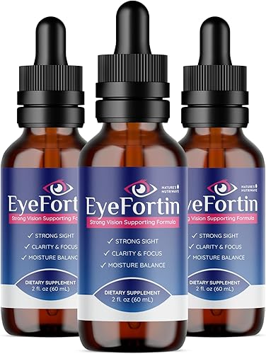 Nature's NutriWave EyeFortin - Suplemento de apoyo a la visión a base de plantas con minerales naturales - 100% natural, sin OMG, fácil de usar -