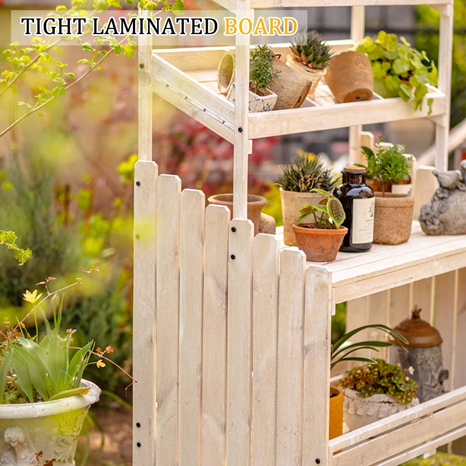Amazon.com: SGeneE Flower Pot Display Shelf,Plant Stand Indoor