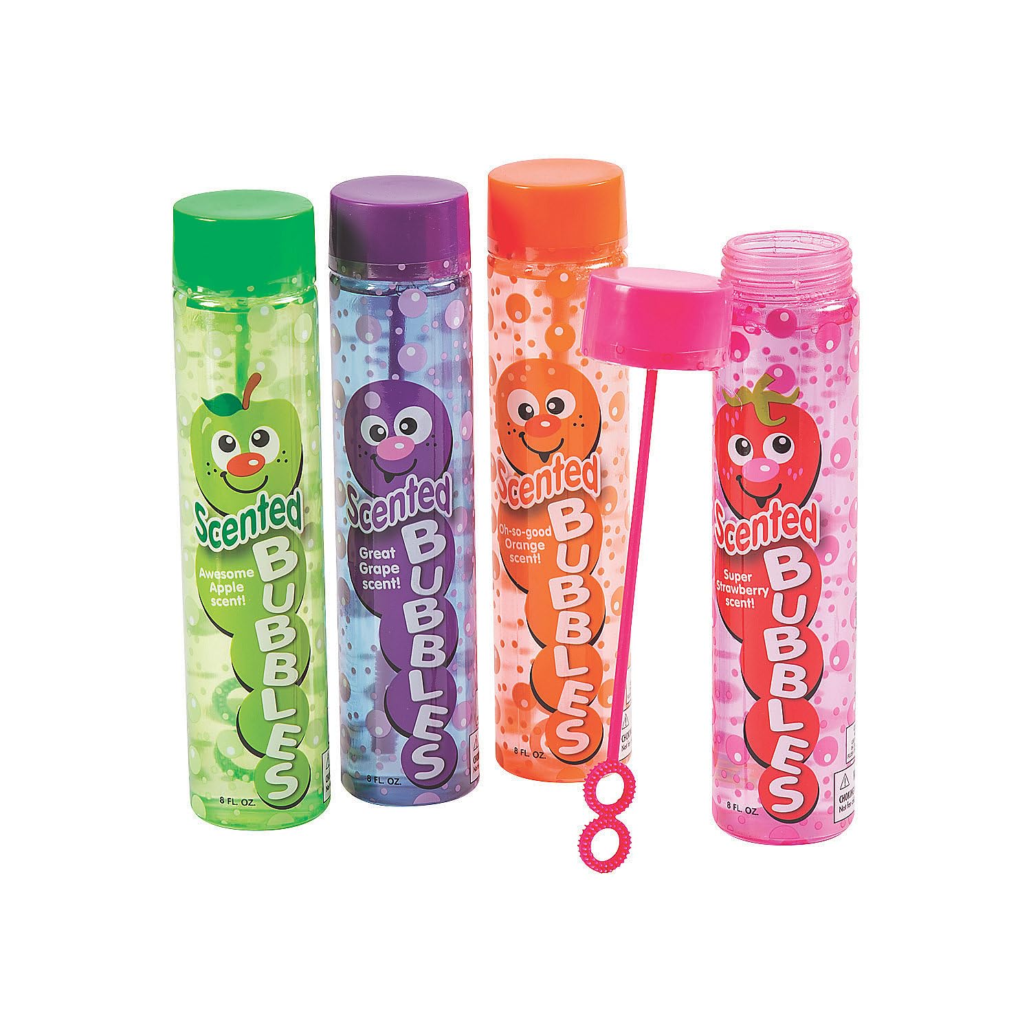 Fun Express Scented Bubble Bottles - 16 Pc