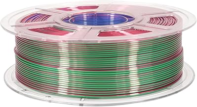 Filament, filament d'impression dégradé – Filament dégradé pour impression, matériau d'impression multicolore multifonctionnel