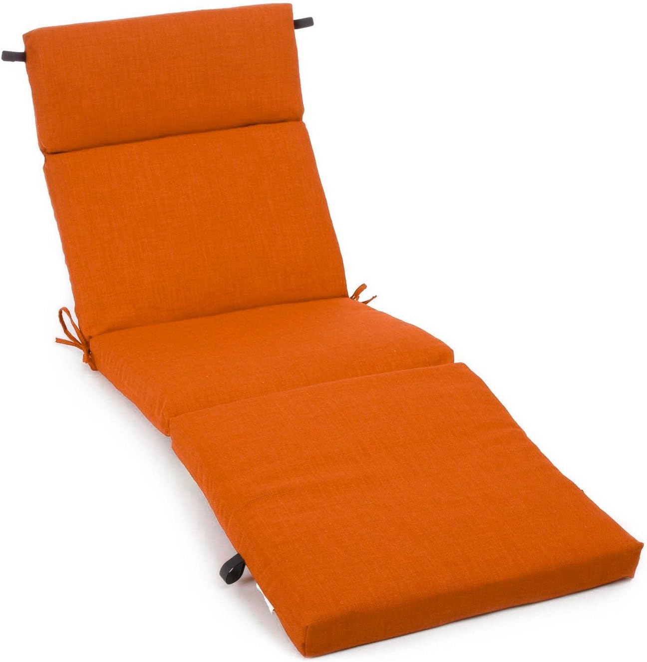 Blazing Needles Indoor/Outdoor Chaise Lounge Cushion, 1 Count (Pack of 1), Aqua Blue
