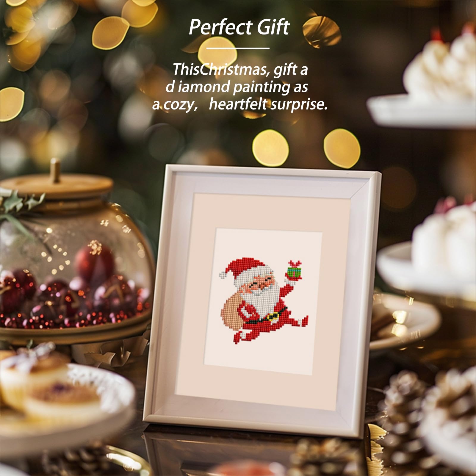 12 Pcs Christmas Diamond Art Kits - Image 3