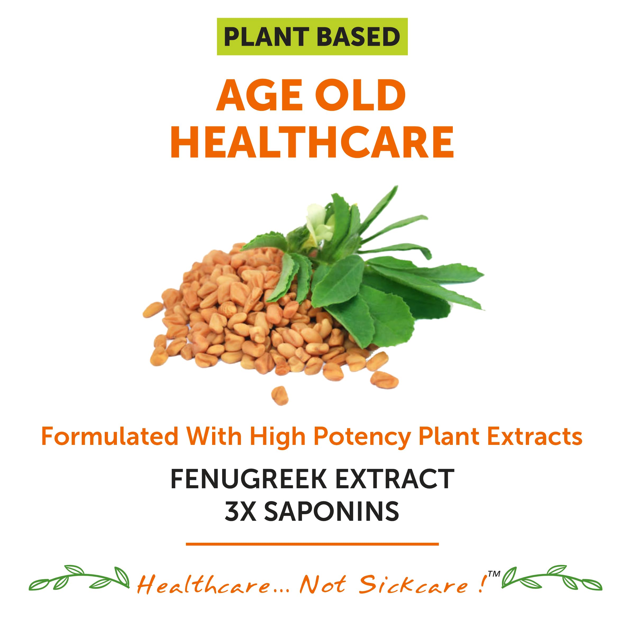 Bliss Welness Pure Fenugreek Extract with 3X Saponins 1000mg Ayurvedic Herbal Supplement - 60 Vegetarian Capsules - Image 5 thumbnail