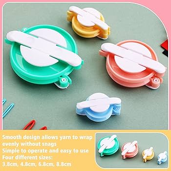 Amazon.com: FTEVEN 41Pcs Pom Pom Maker Kit, 8 Size Pompom Maker