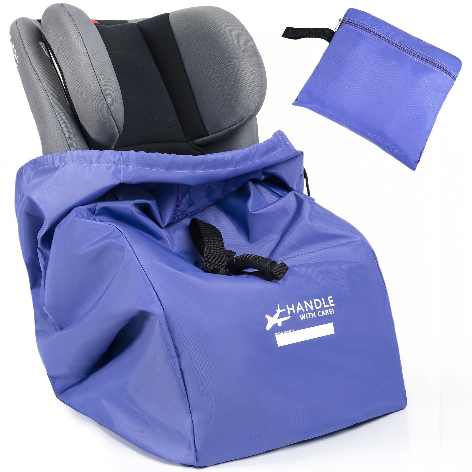 Bolsa de viaje para asiento de coche para avión, se adapta a asientos de coche infantiles, asientos convertibles, asientos elevadores, bases de asiento de coche, para ahorrar preocupaciones,