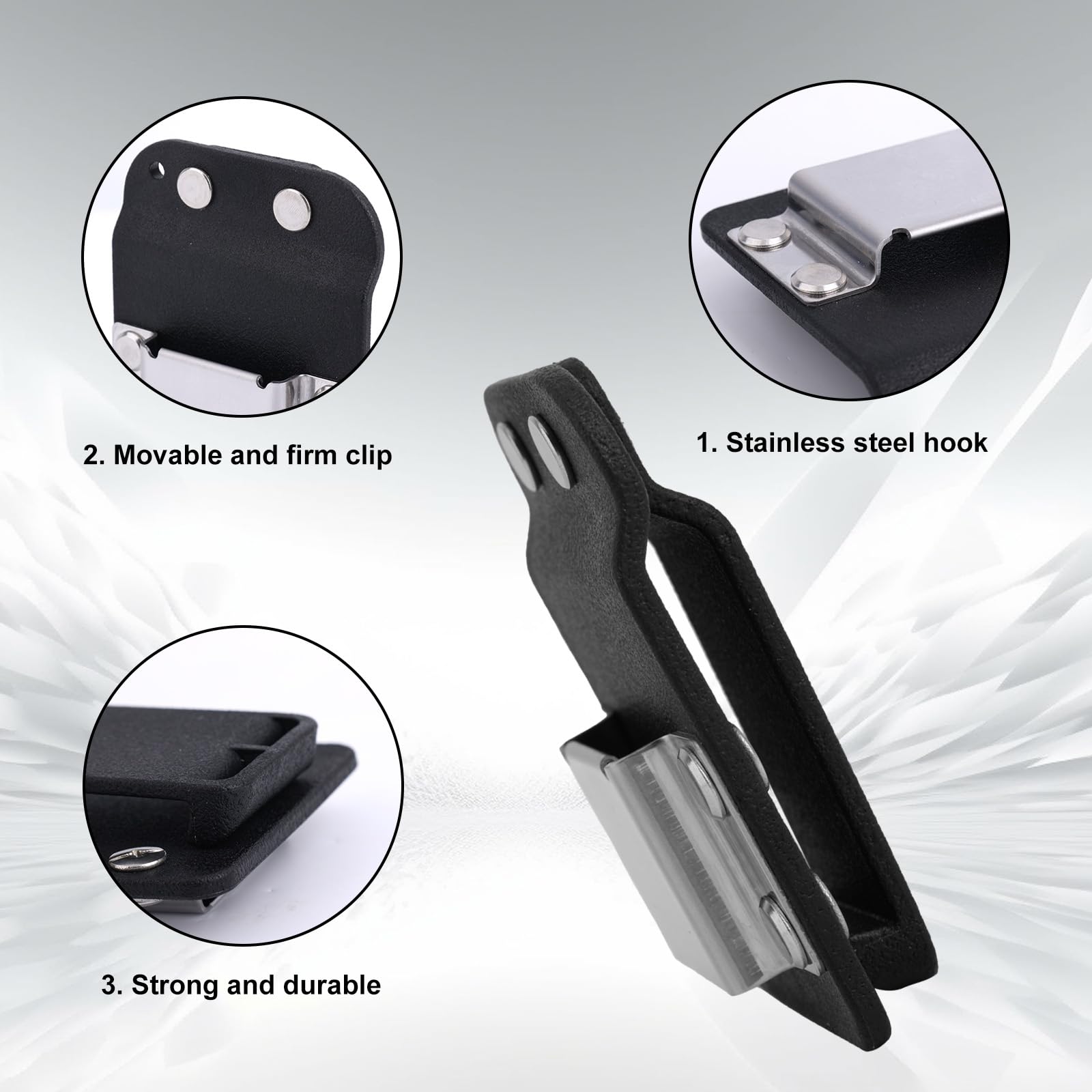 Drill Holder Clip for Tool Belt, Quick Grab or Hang Tape Measure Belt Clip — Amazon image 4
