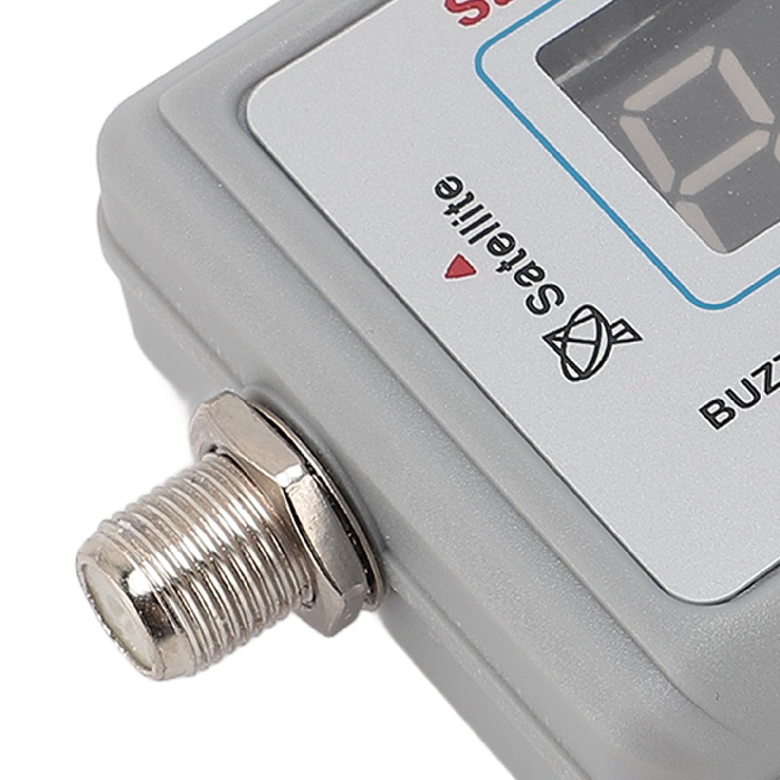 Buscador de Señal Satelital 950-2150MHz con Amplificador de Zumbador, Retroiluminación, Buscador de Señal Satelital Fácil para LNB, Receptor, Medidor de Buscador de Señal
