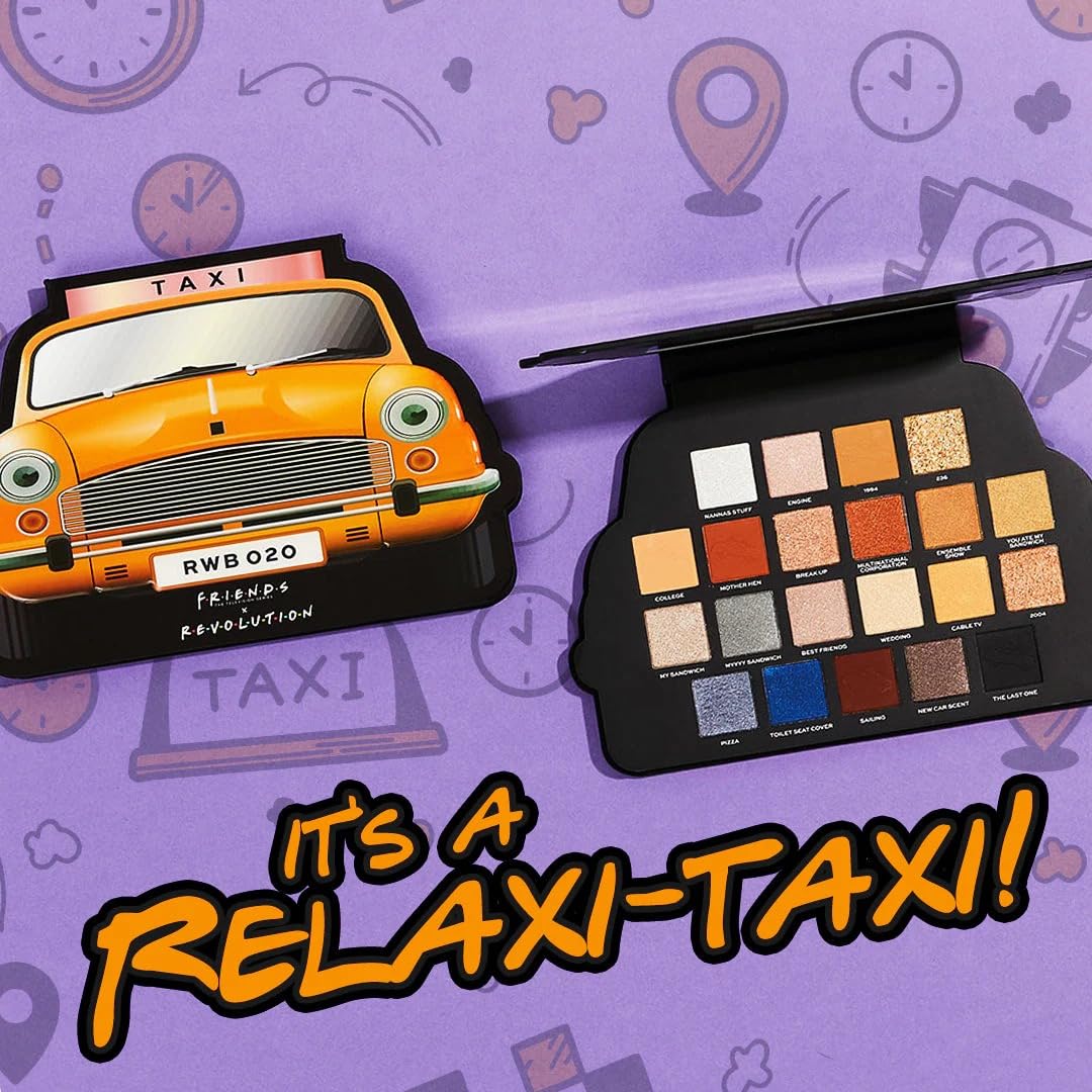 Makeup-Revolution's X Friends Take A Drive Eyeshadow Palette, Limited Edition Cosmetics Collection image 5