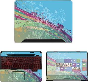 Decalrus - Protective Decal Skin Sticker for Asus TUF Gaming Laptop FX505 15.6" Screen case Cover wrap AStuf_FX505-45