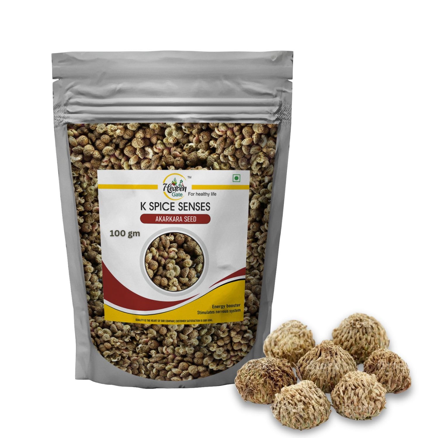 HEAVEN GATE Akarkara Seed 100GM- Herbal Supplement for Health - Pure, Fresh & Organic