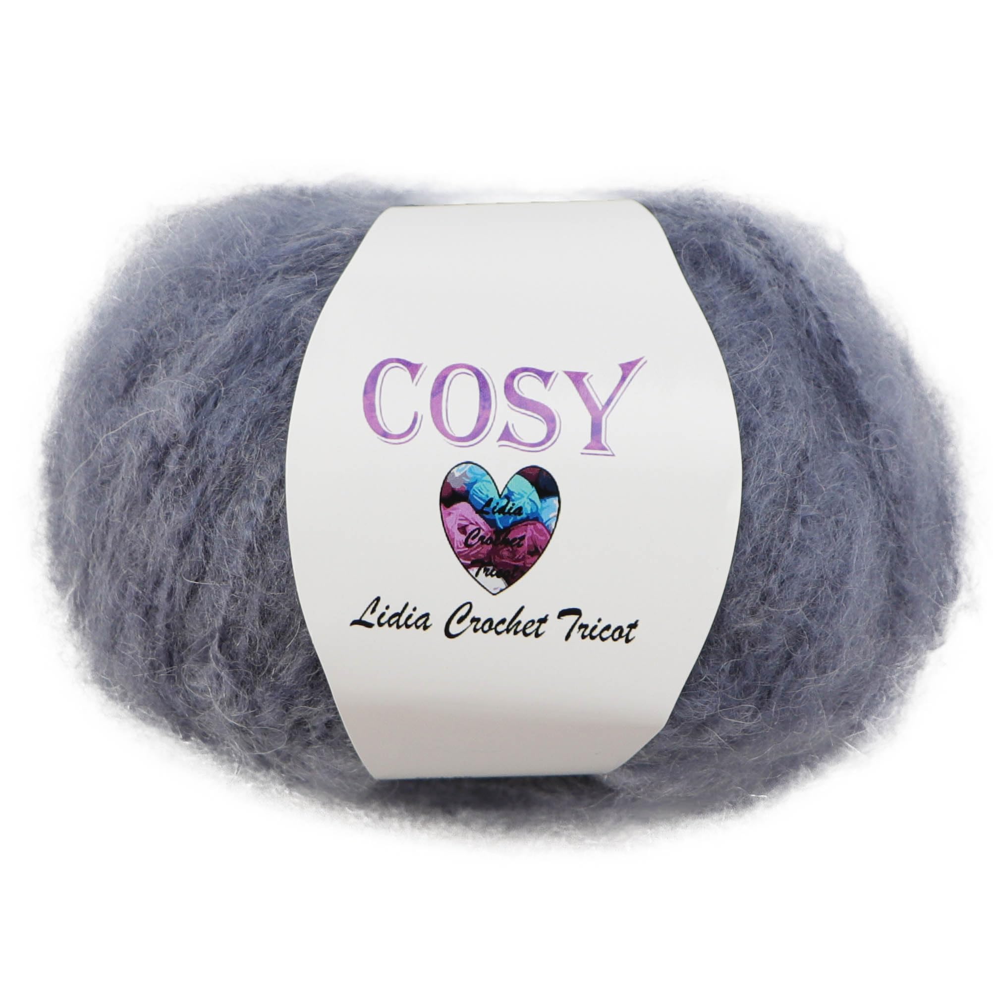 Cosy: Hilo de lana mezcla (mohair y acrílico) suave y aireado, hi...