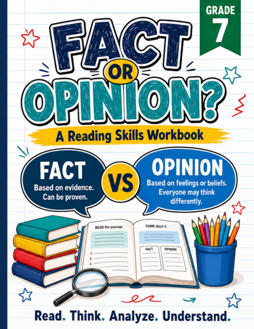 Fact or Opinion? Grade 7 Workbook