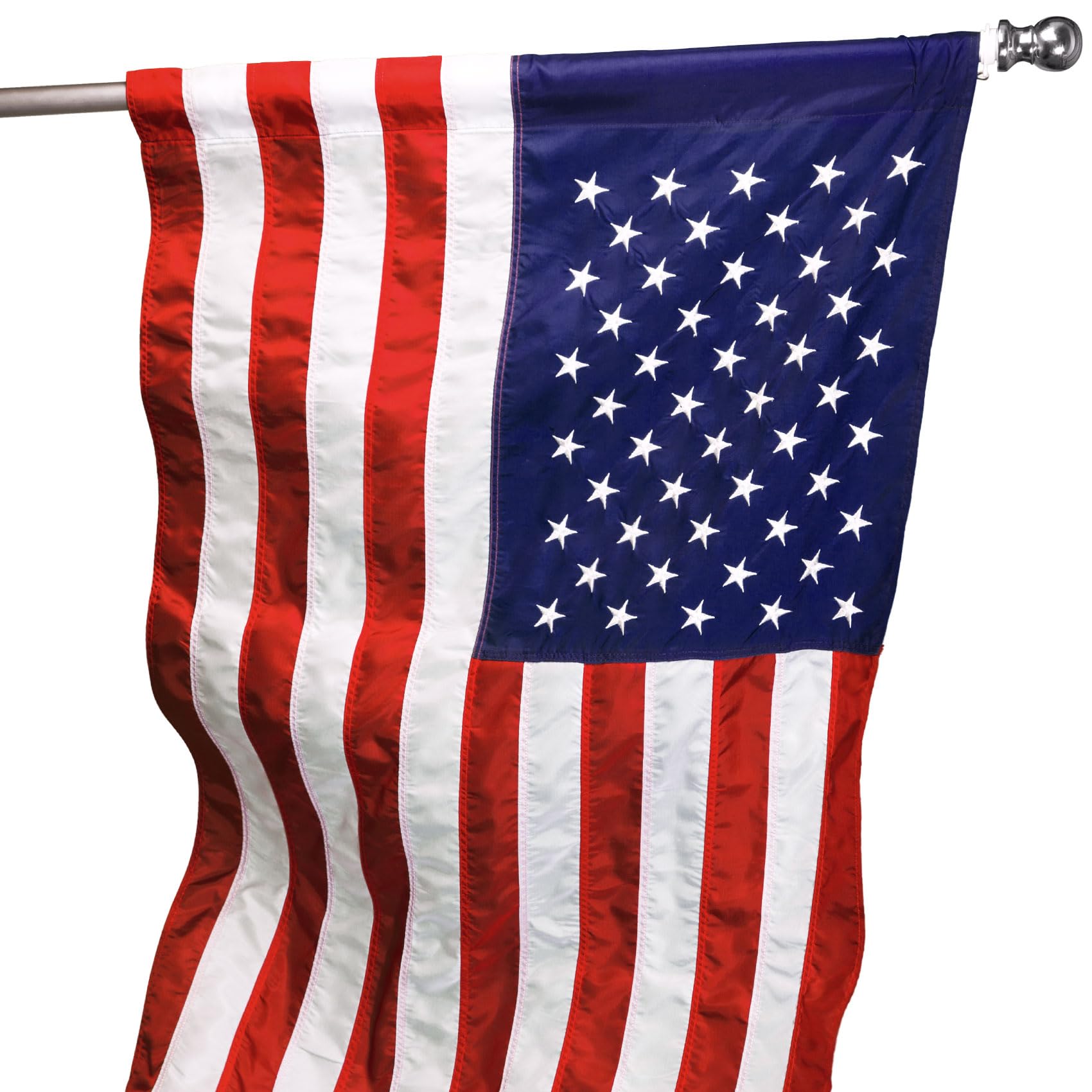 Amazon.com : 2.5x4 Sleeved American Flag - Embroidered Stars