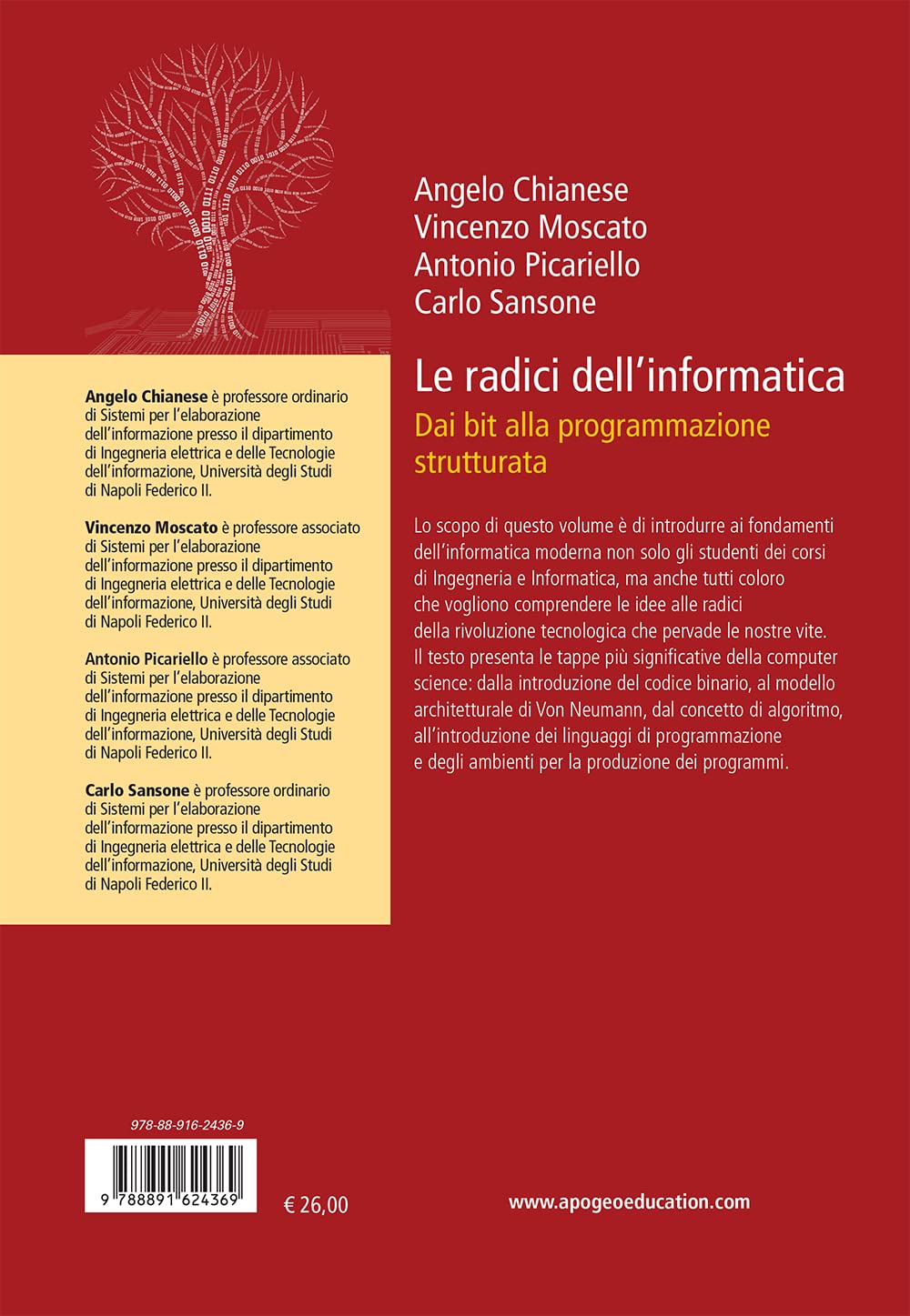 Le radici dell'Informatica. Dal Bit alla Programmazione Strutturata