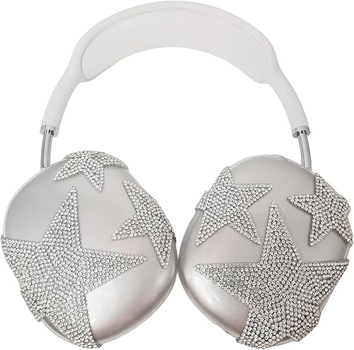 Miniatura 16 de MORWLAT Funda para AirPods Max, Fundas TPU suaves transparentes con diseño de araña para hombres y mujeres, funda protectora para Apple AirPods Max