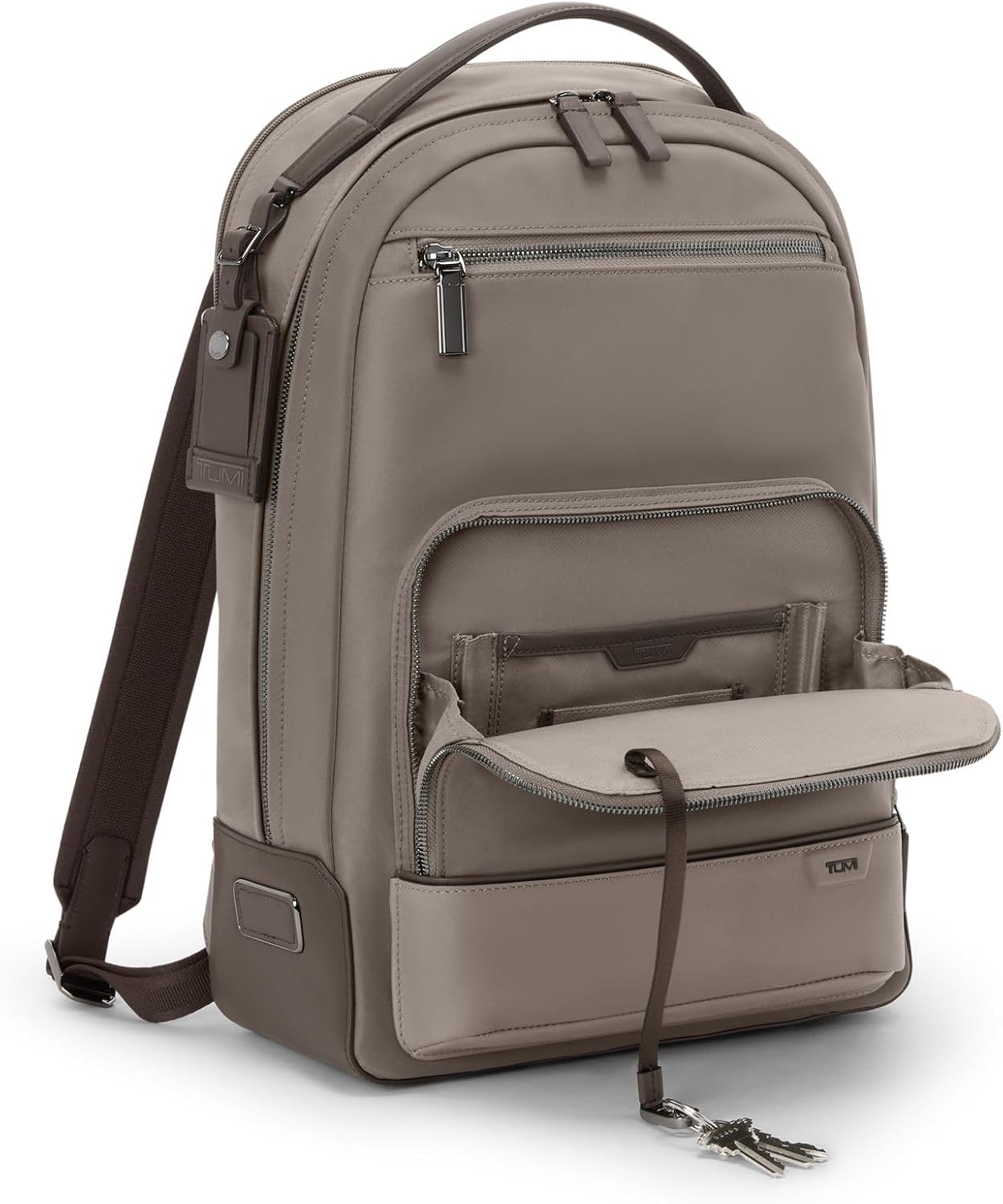 TUMI - Harrison Warren Backpack - Men's Laptop Pack fits up to 15" Screen - Business & Travel Bag - Taupe Driftwood